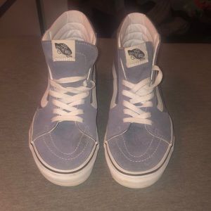 High-top VANS light blue/gray